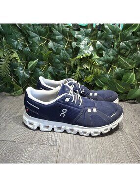 Mens On Cloud 6 New Generation blue/white sneakers running shoe Sz 8.5